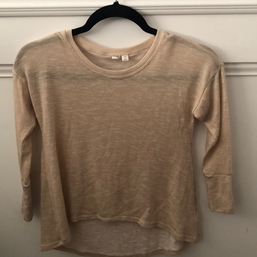 Mudd Juniors Long sleeve crop top
